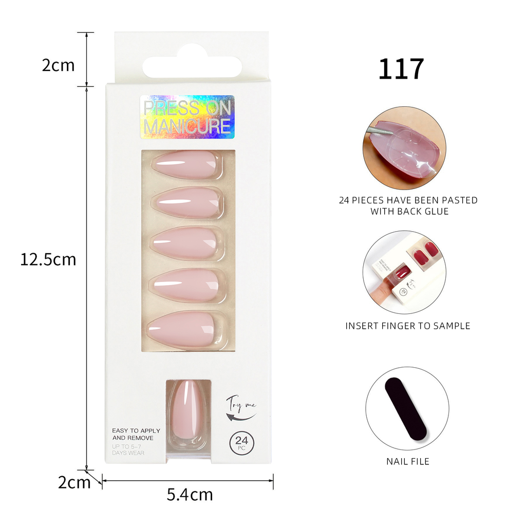 French Press On Nails 24pcs