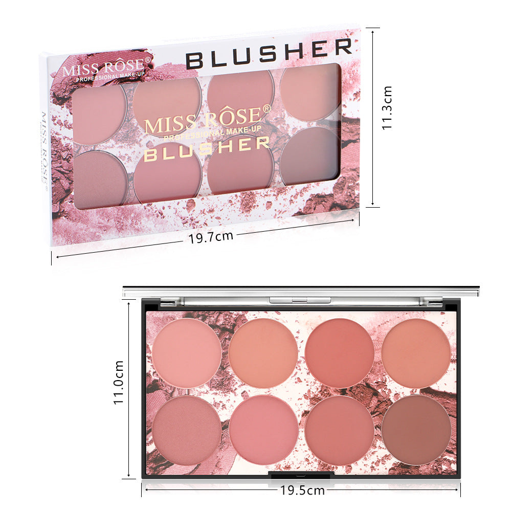 8 color Blush Palette