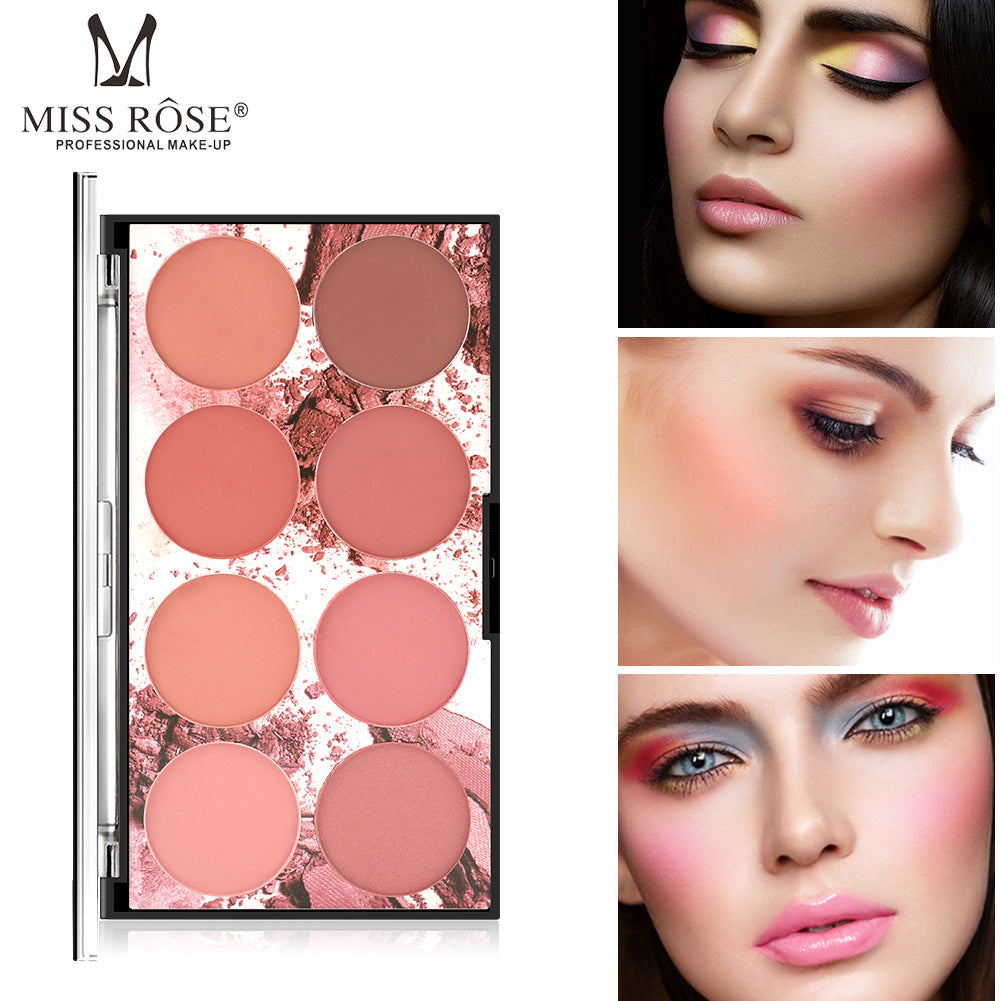 8 color Blush Palette