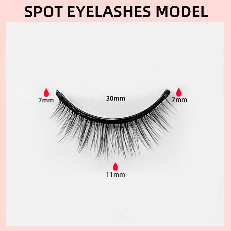 3pairs Glue-free Eyelashes