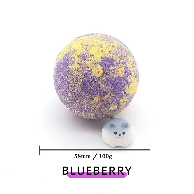 Ball Bath Bombs Yellow for Kids/Women