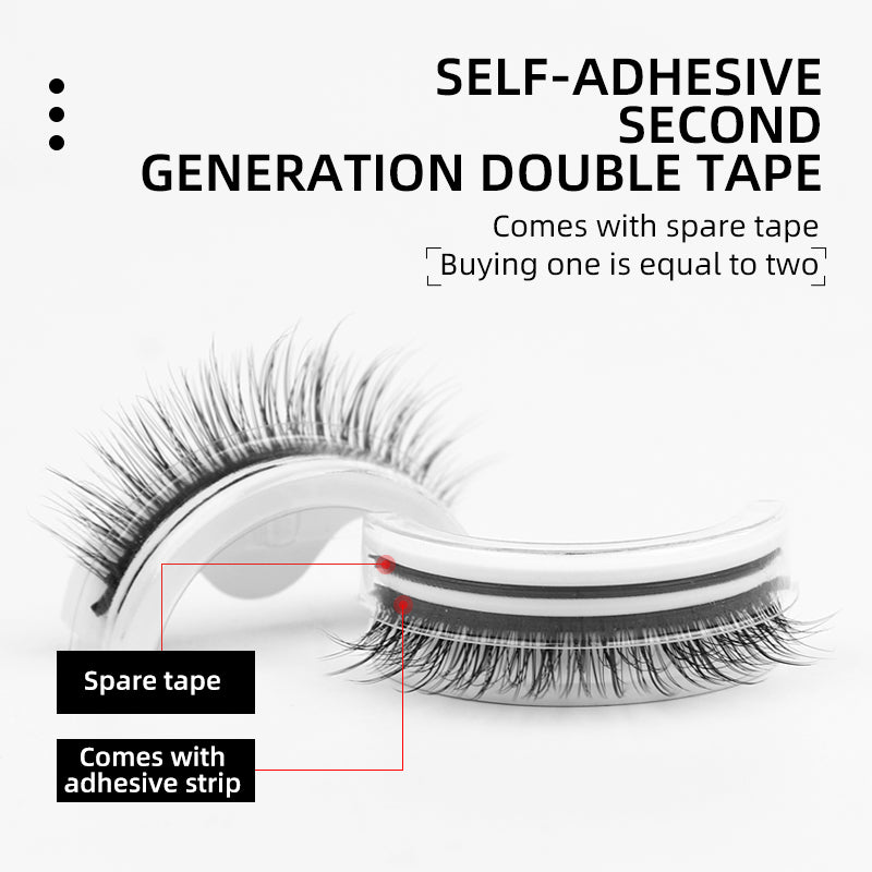 3pairs Glue-free Eyelashes
