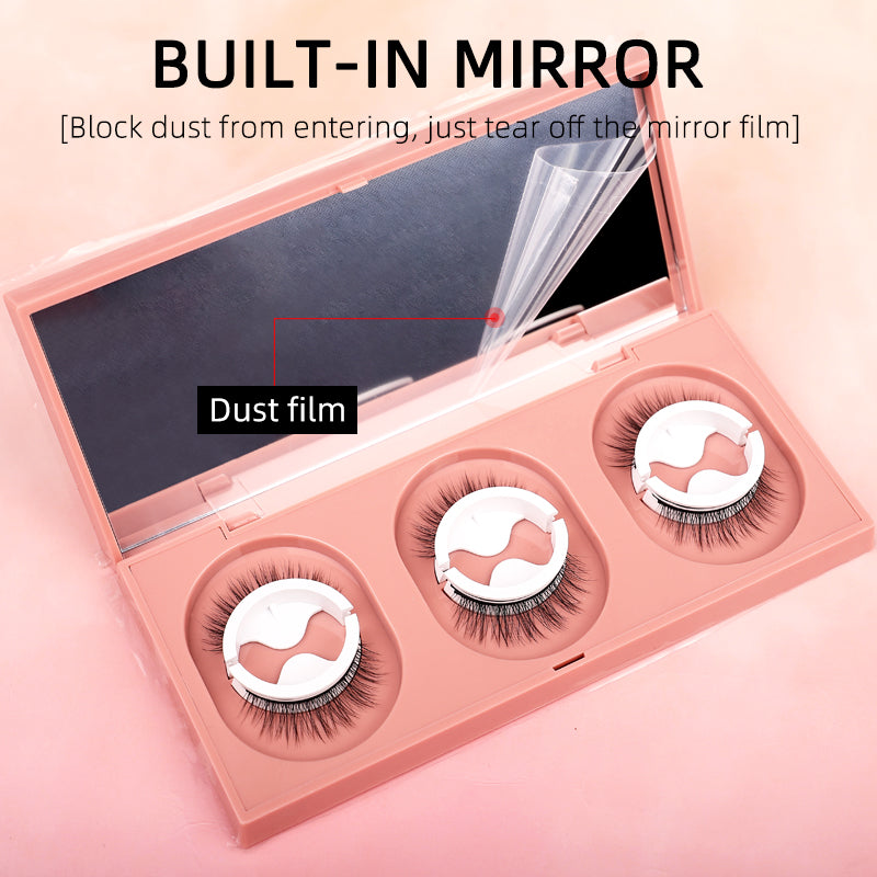 3pairs Glue-free Eyelashes