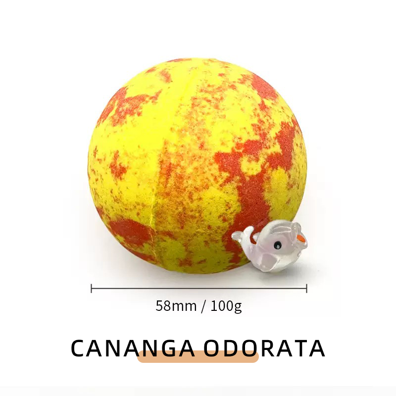 Ball Bath Bombs Yellow for Kids/Women