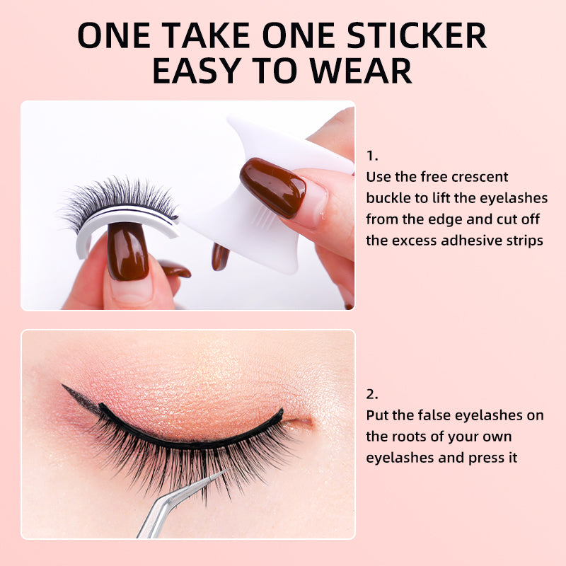 3pairs Glue-free Eyelashes