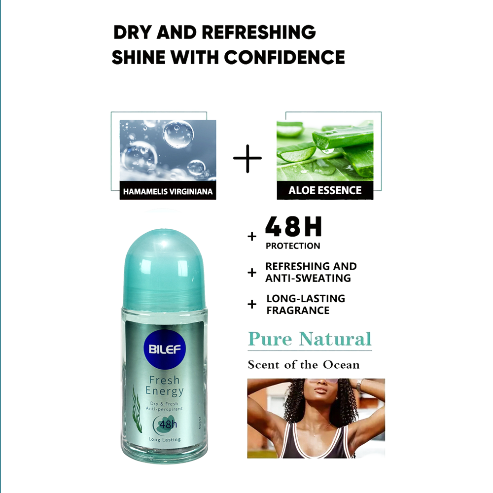BILEF Deodorant Roll-On Antiperspirant